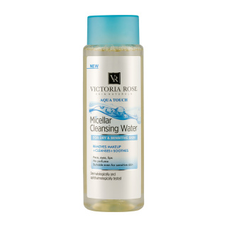 میسلار واتر ویکتوریا رز مدل Aqua Touch مناسب پوست خشک و حساس حجم 200 میلی لیتر